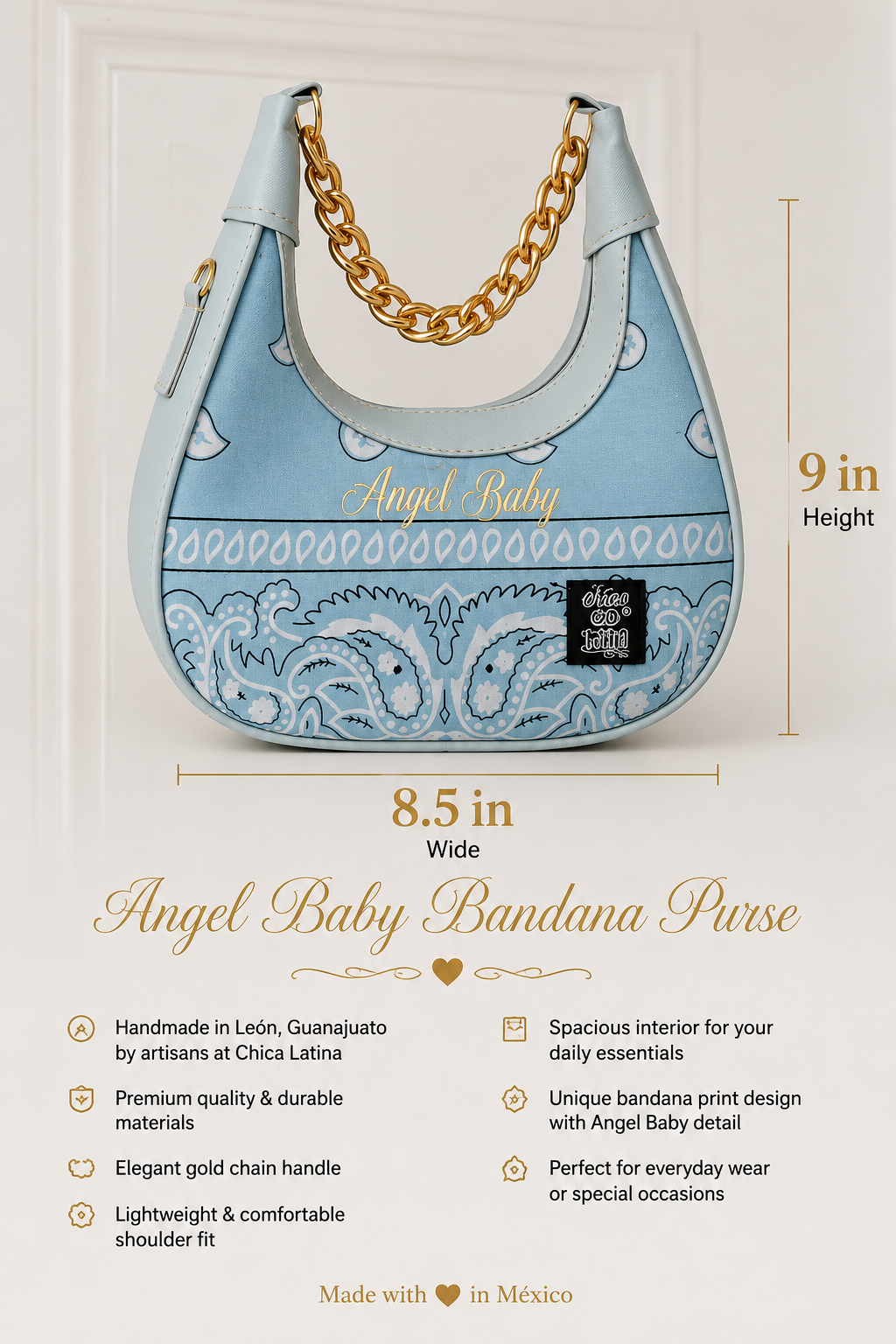 Angel Baby Bandana Purse