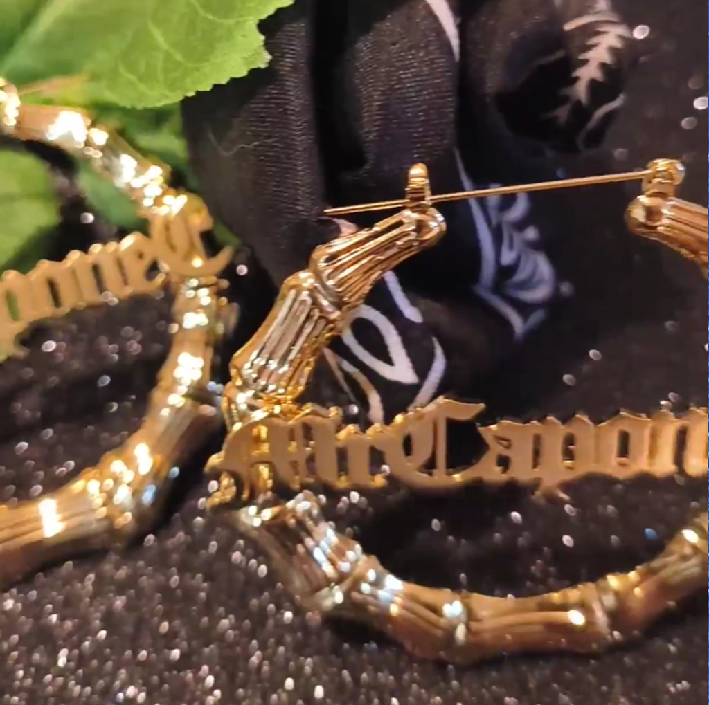 Mr. Capone-E Gold Bamboo Chola Hoops