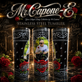 20 oz Stainless Steel Black Bandana tumbler