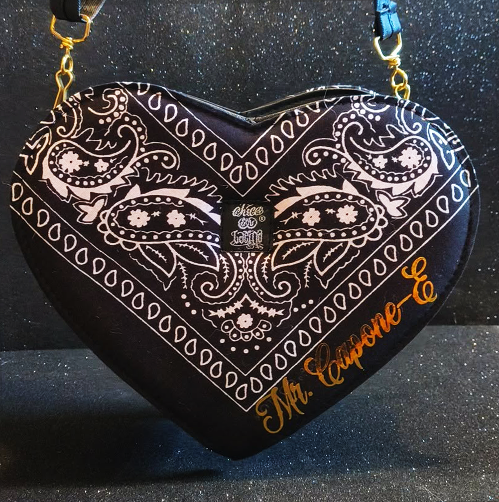 Black Heart Bandana Purse - Mr. Capone-E
