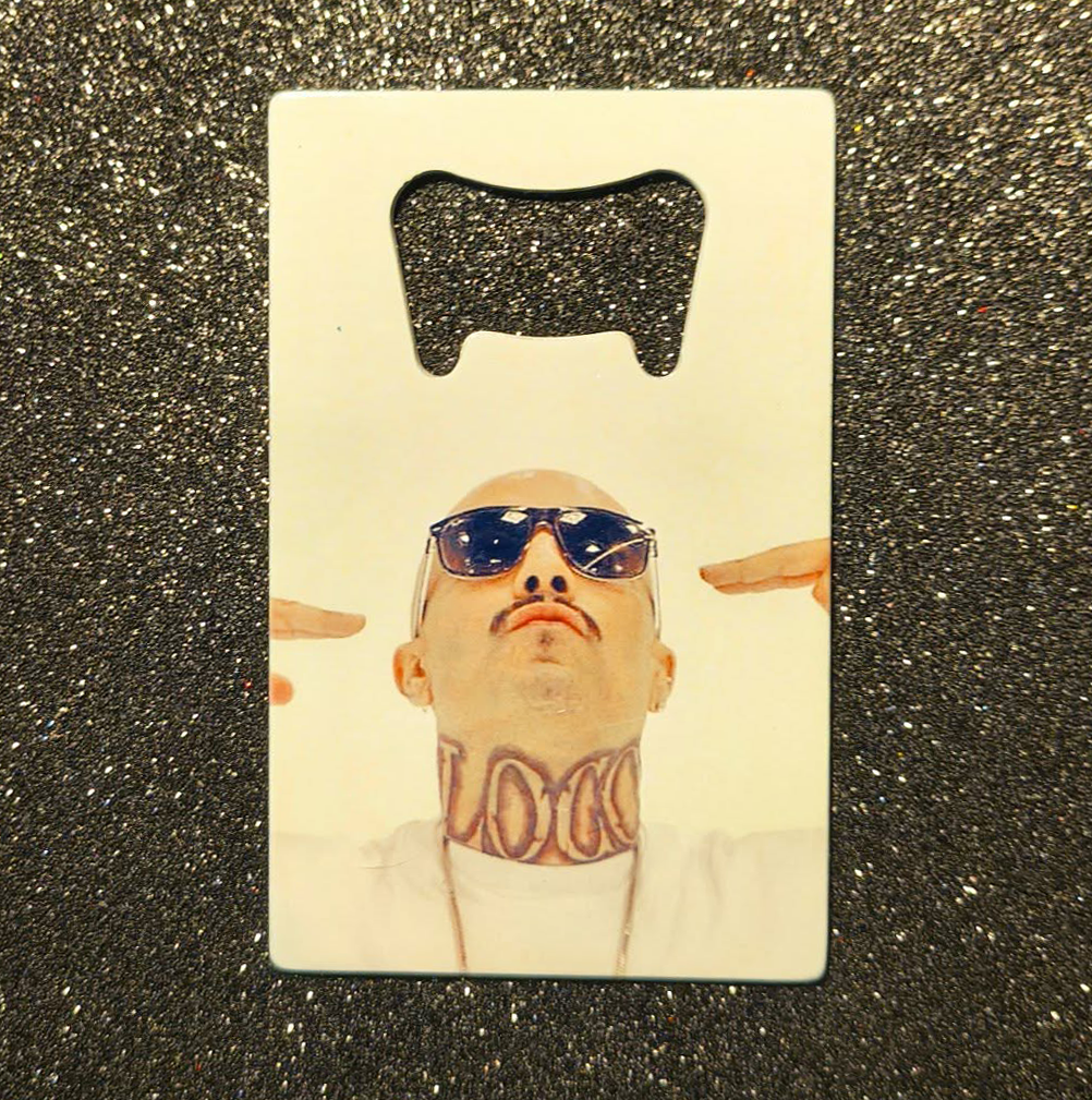 "LOCO" Metallic Bottle Opener