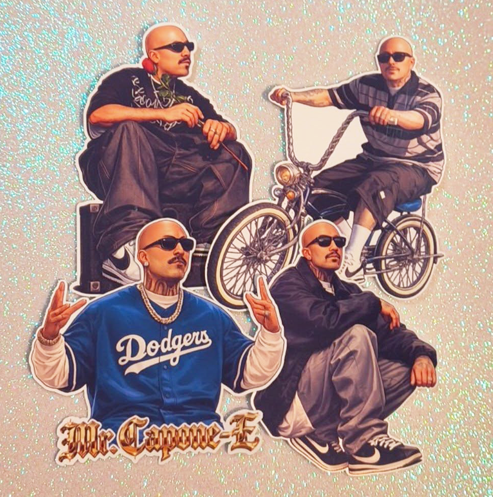 Mr. Capone-E Stickers - 4 pack